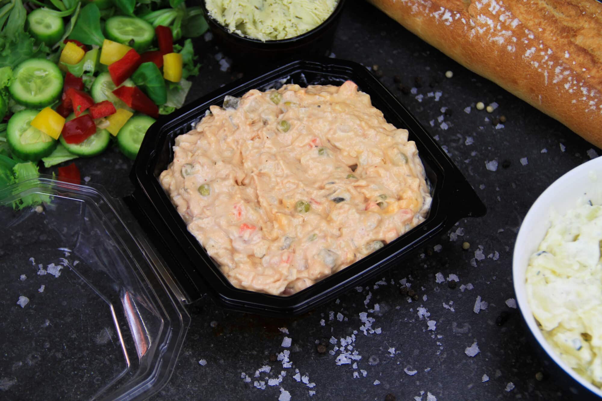 zalmsalade 2 personen